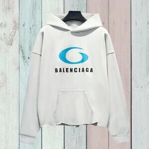 Balenciaga Cream Sweatshirt Hoodie